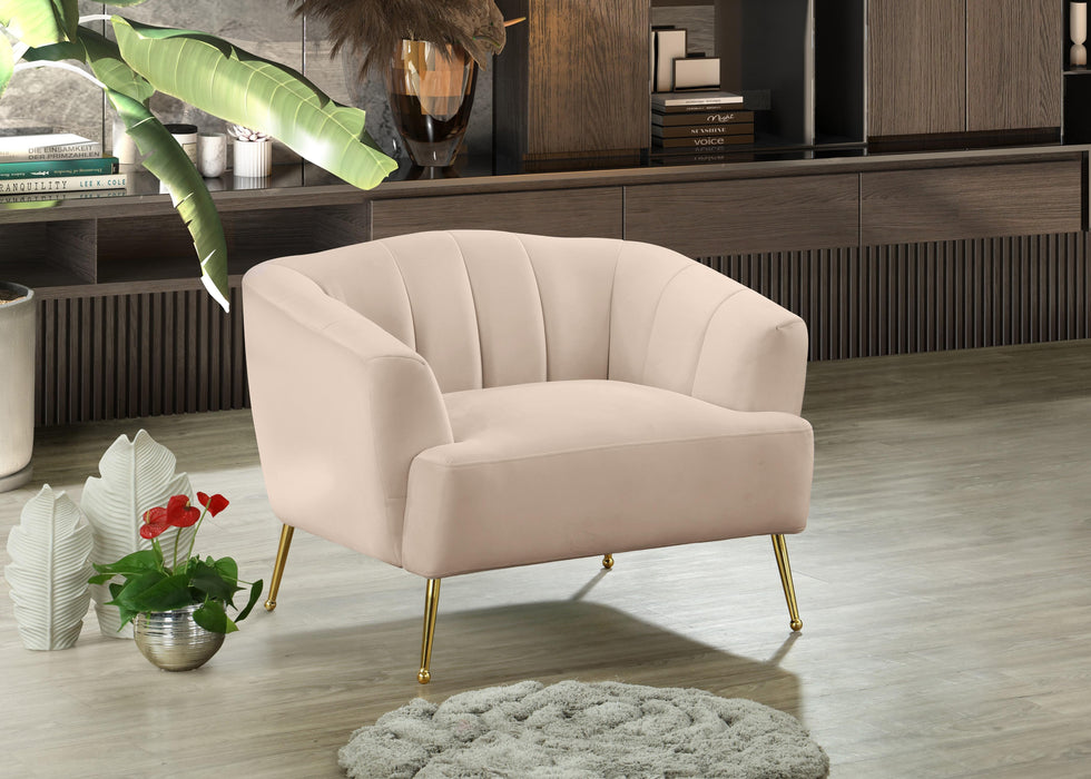 Tori Pink Velvet Chair