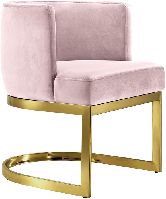 Gianna Pink Velvet Dining Chair - D&N Furniture (PA)