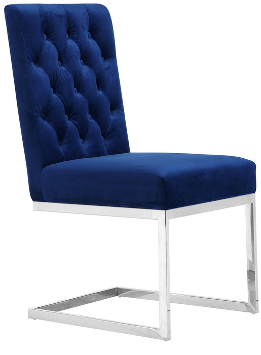 Carlton Navy Velvet Dining Chair