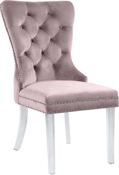 Miley Pink Velvet Dining Chair - D&N Furniture (PA)