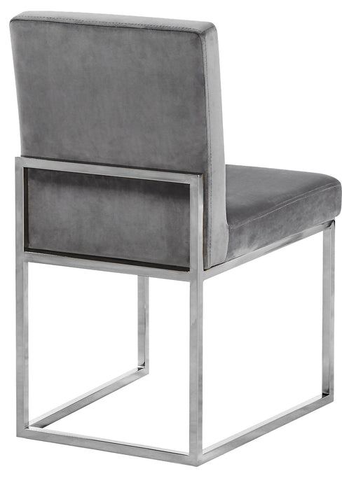 Giselle Grey Velvet Dining Chair - D&N Furniture (PA)