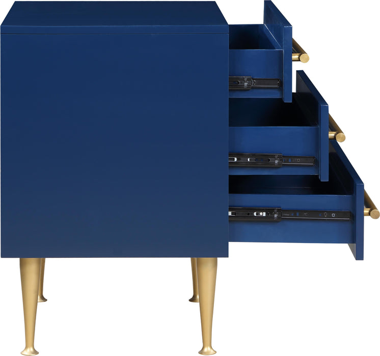 Marisol Navy Night Stand - D&N Furniture (PA)