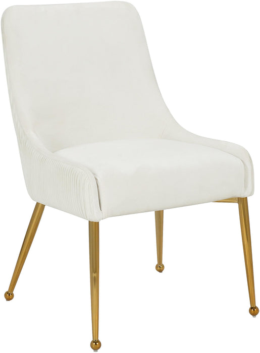 Ace Cream Velvet Dining Chair - D&N Furniture (PA)