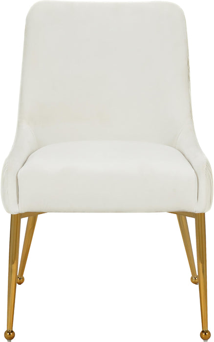 Ace Cream Velvet Dining Chair - D&N Furniture (PA)