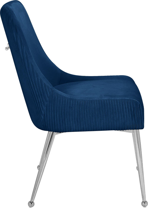 Ace Navy Velvet Dining Chair - D&N Furniture (PA)