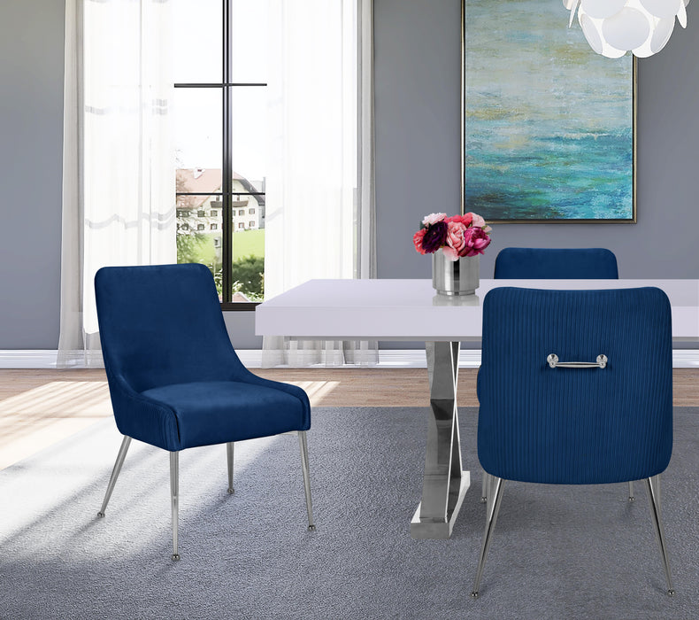 Ace Navy Velvet Dining Chair