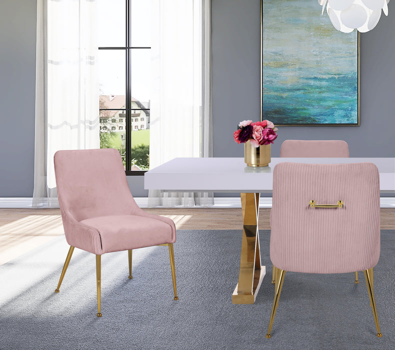Ace Pink Velvet Dining Chair - D&N Furniture (PA)