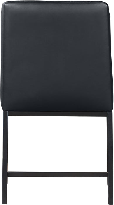 Bryce Black Faux Leather Dining Chair