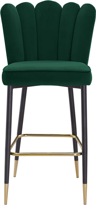 Lily Green Velvet Stool