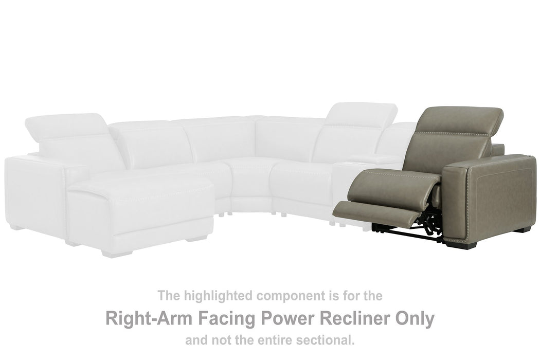 Correze Power Reclining Sectional with Chaise