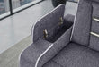 U1895 Grey P2 Reclining Sofa/Console Reclining Loveseat/Recliner