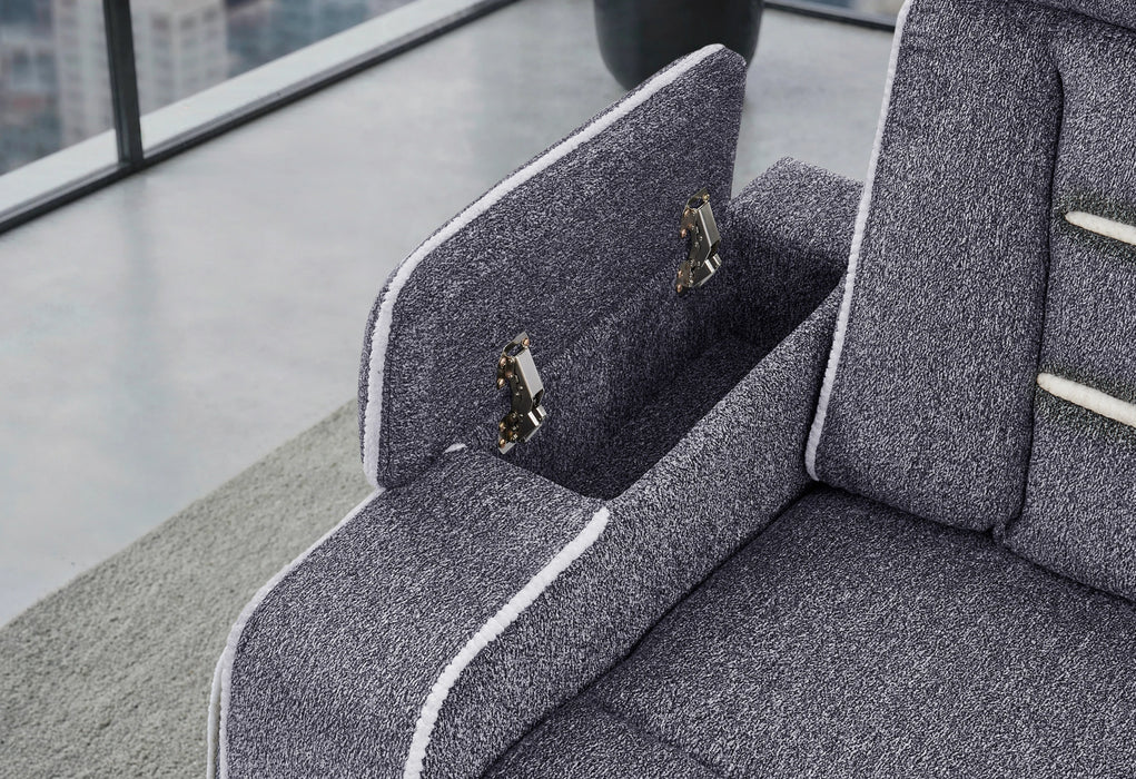 U1895 Grey P2 Recliner with IS and LED