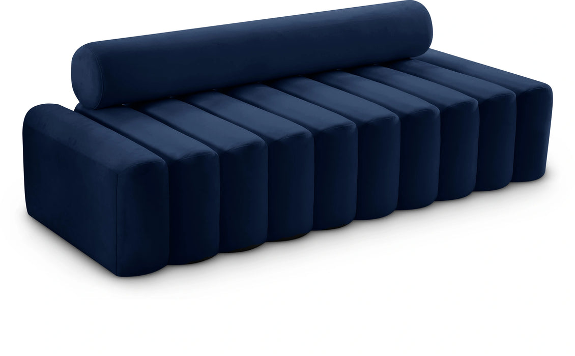 Melody Navy Velvet Sofa