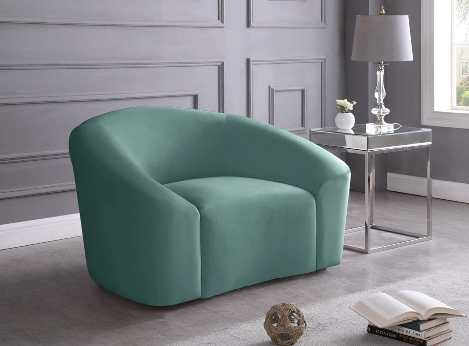 Riley Mint Velvet Chair