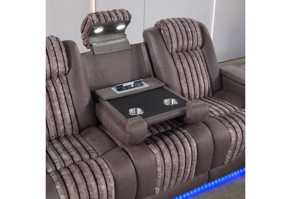 U8000 Pwr Rec Sofa/Pwr Con Rec Loveseat/Pwr Recliner with PHR