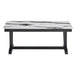 T1319 Blk/Wht Coffee Table