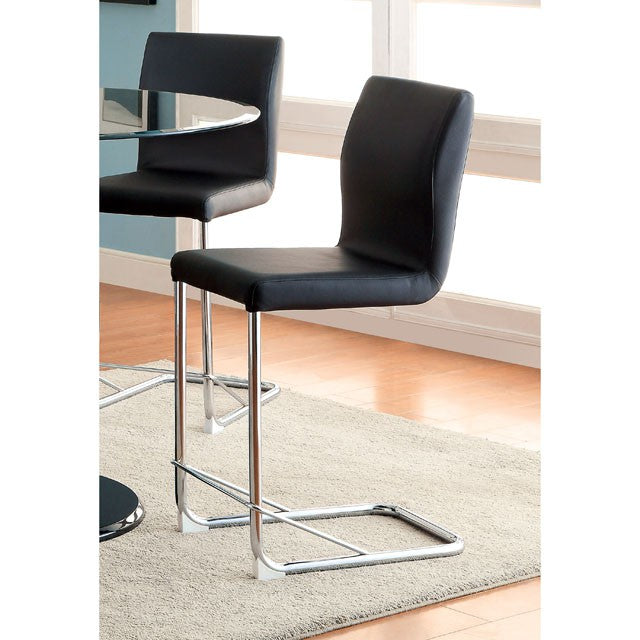 LODIA II Black Counter Ht. Chair