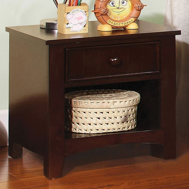 Corry Dark Walnut Night Stand