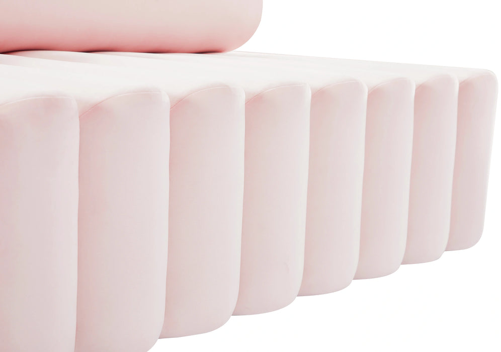 Melody Pink Velvet Chair