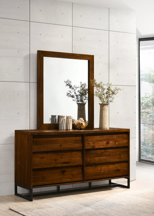 Reed Antique Coffee Mirror