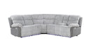 U6028 Grey Sectional with LED