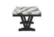D1319 Black/White Dining Table