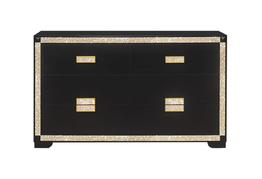 Blake Black/Gold Dresser