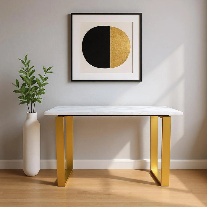Cameron Gold Console Table
