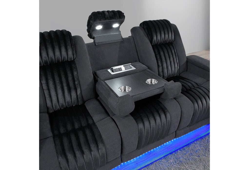 U8000 Pwr Rec Sofa/Pwr Con Rec Loveseat/Pwr Recliner with PHR