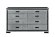 Isabella Grey Dresser with LED