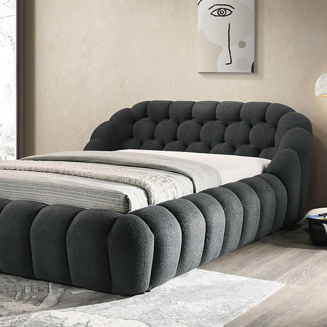 Newquay Bed Black, White, & Gray