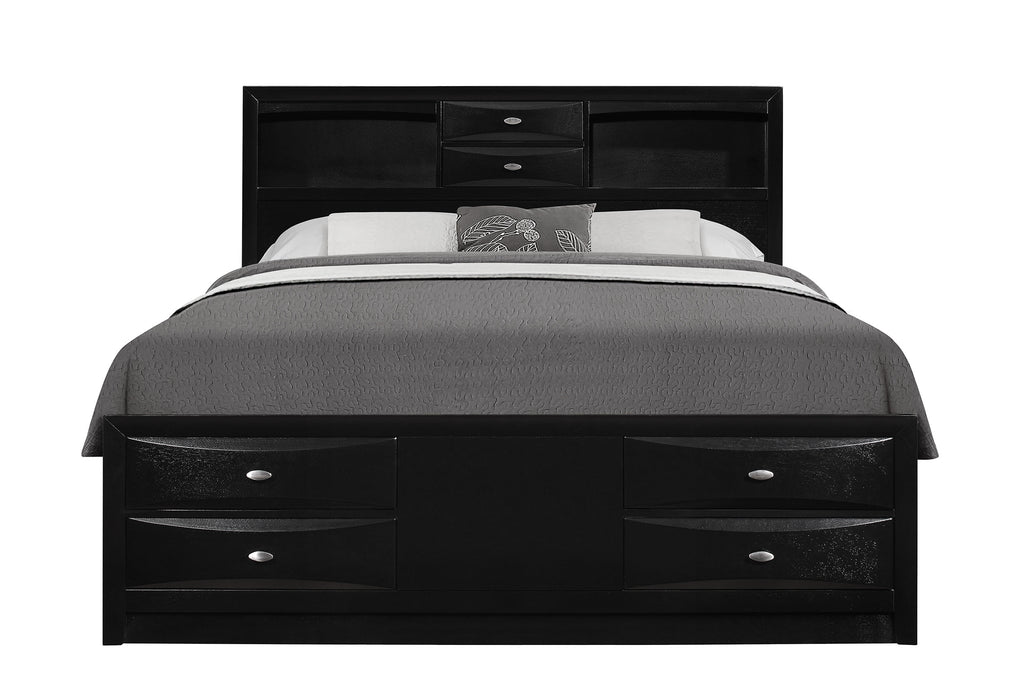 LINDA BLACK QUEEN BED GROUP