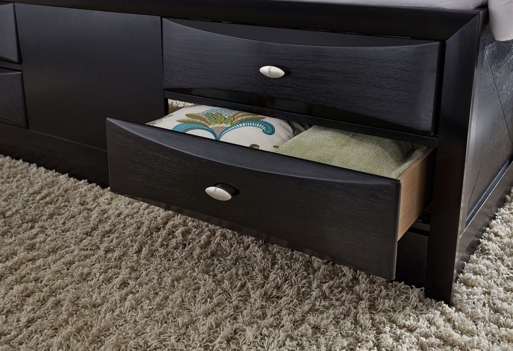 LINDA BLACK FULL BED GROUP